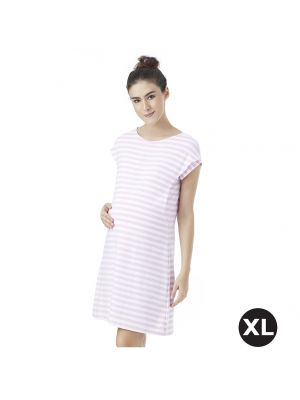 Threeangels Maternity ชุดคลุมท้องเปิดให้นมบุตรได้รุ่นAT15-368T ไซต์ XL