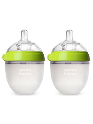 COMO TOMO - ขวดนม โคโมโตโมะ แพ็คคู่ ขนาด 150 มล.(5ออน) สีเขียว
