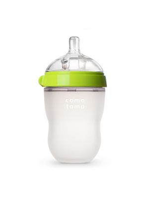 COMO TOMO - ขวดนม โคโมโตโมะ แพ็คเดี่ยว ขนาด 250 มล.(8ออน) สีเขียว