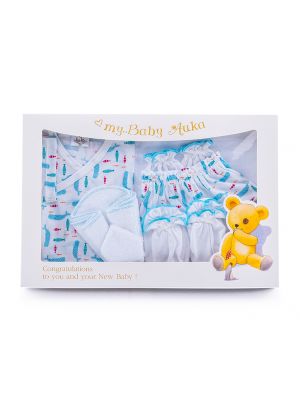 AUKA ชุดของขวัญแบบกล่อง (สีฟ้า)
