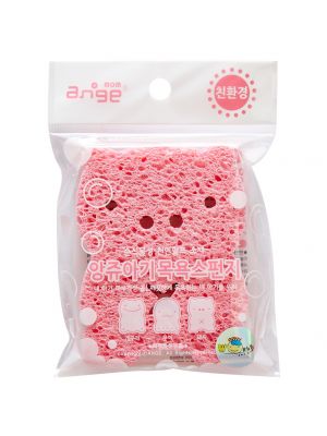 Ange - ฟองน้ำใยพืชเซลลูโลส (สีชมพู)