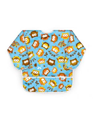 Bumkins - เสื้อคลุมกันเปื้อนรุ่น Art Smock ลาย Owl