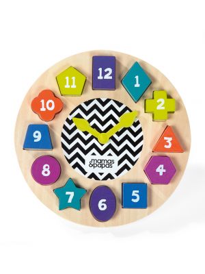 Mamas & Papas ของเล่นไม้ Teaching Clock