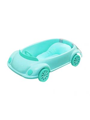 BABY’N GOODS - อ่างอาบน้ำรูปรถมหาสนุก พวงมาลัย ,สีเขียว