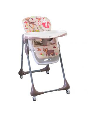 CHITIDA เก้าอี้นั่งทานข้าวเด็ก COMFORT SEAT Creamy Animal