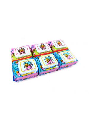 B.Duck Baby Wipes ผ้าเช็ดทำความสะอาดผิว ทิชชู่เปียก จำนวน 40 แผ่น/แพ็ค (6แพ็ค) Pink+Blue
