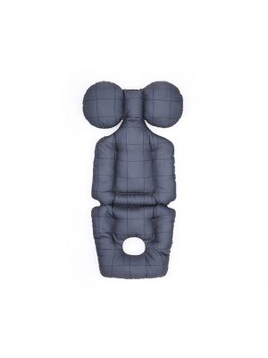 Bebenuvo - เบาะรองรถเข็น คาร์ซีทแบบหนา สี Nuvocheck Gray