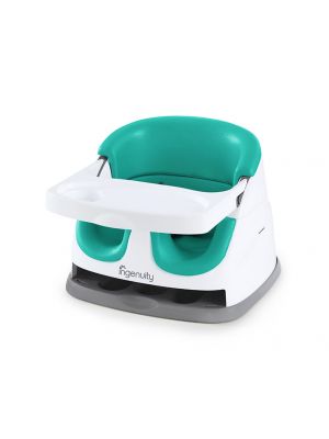Bright Starts, เก้าอี้หัดนั่ง Baby Base 2-in-1 ,สีเขียว