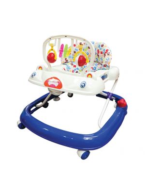FIN BABIESPLUS รถหัดเดิน ปรับระดับได้ ล็อคล้อได้ รุ่น CAR-514A Blue