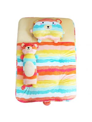 PAPA BABY ชุดที่นอนปิคนิคเวลบัวหน้าหมี Rainbow รุ่น CSN-H32