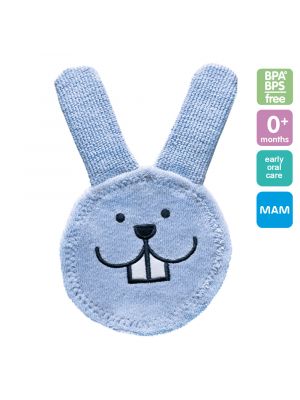 MAM กระต่ายทำความสะอาดช่องปาก รุ่น 0+months สี lightblue