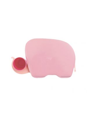 Firgi - ถาดใส่อาหารเด็ก Elephant, Pastel Pink