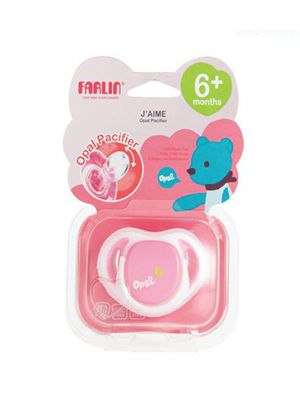 Farlin,จุกหลอก OPAL Pacifier สีชมพู  รุ่น FL-TOPOPL01