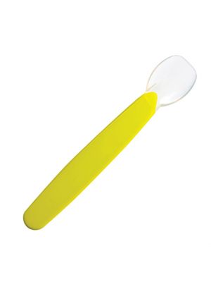 Farlin , ช้อนซิลิโคนสำหรับป้อนอาหารเด็ก สีเขียว 4M+ รุ่น FL-USE239