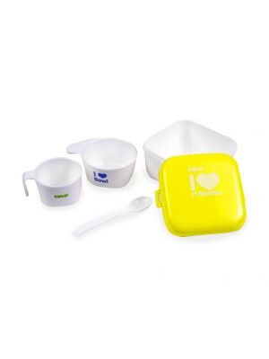 Farlin , เซทกล่องเบนโตะ กล่องใส่อาหาร 6M+, สีเขียว,รุ่น FL-USEB008