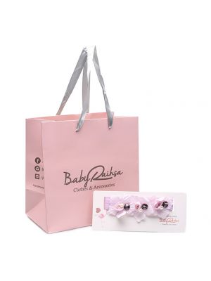 Babyraihsa - สายคาดดอกไม้มุกสีม่วง 4 ปี