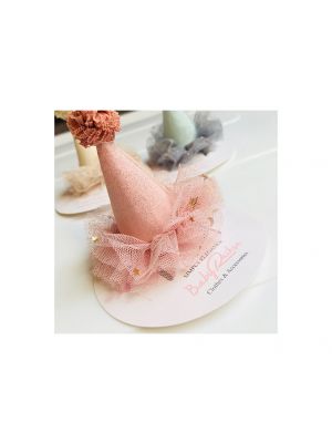 Babyraihsa - กิ๊ฟติดผมรูปหมวก สีชมพู