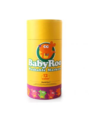 Joan Miro - ปากกามาร์คเกอร์ Baby Roo Washable Markers 12 สี