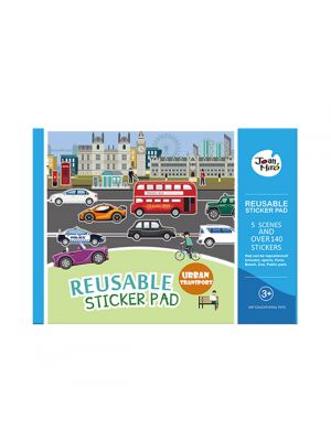 Joan Miro - สติ๊กเกอร์ใช้ซ้ำได้Reusable Sticker Pad- Urban Transport
