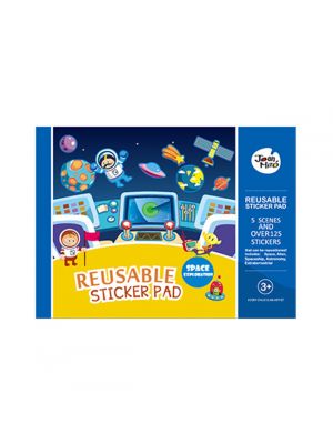 Joan Miro - สติ๊กเกอร์ใช้ซ้ำได้Reusable Sticker Pad-Space Exploration