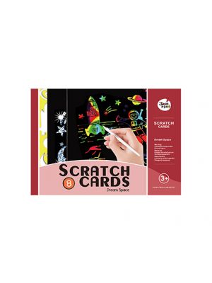 Joan Miro - สมุดขูด Scratch Cards - ห้วงอวกาศ