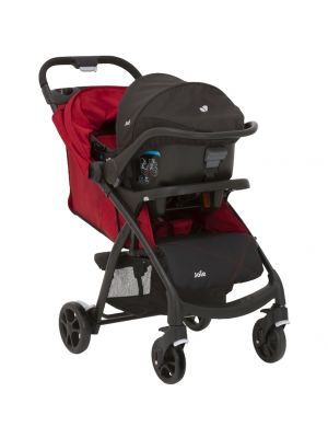 Joie รถเข็นเด็ก Travel System รุ่น Muze สีแดง ไซส์ XL ขนาด 49x49x75 CM.
