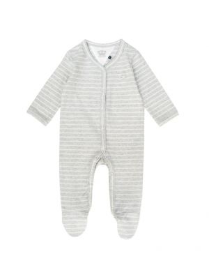 baby gigi ชุดหมี ลายริ้ว สีเทา 3-6 เดือน