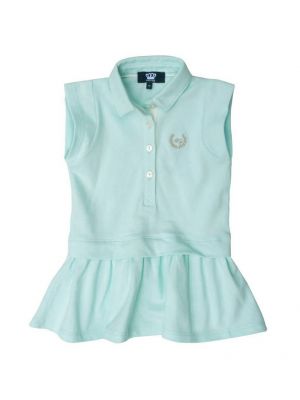 baby gigi ชุดกระโปรงปีเก้แขนล้ำ สีมิ้น 18-24 เดือน