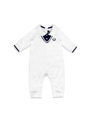 baby gigi ชุดหมีขายาวคอปก สีขาว 3-6 เดือน