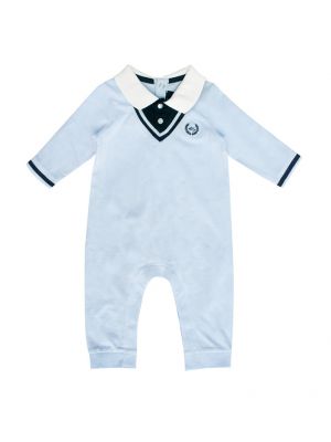 baby gigi ชุดหมีขายาวคอปก สีฟ้า 0-3 เดือน