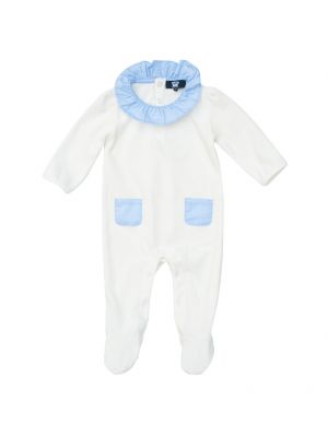 baby gigi  ชุดหมีเวรัวริ้วขาวคอฟ้า ไซส์ 9-12 เดือน
