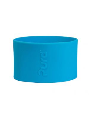 Pura, ปลอกซิลิโคน สำหรับตกแต่งขวดนม/ขวดน้ำ ,สีฟ้า