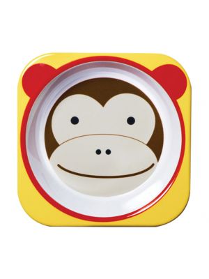 Skip Hop ชามสำหรับเด็ก ดีไซน์น่ารัก Zoo Bowl Monkey Style