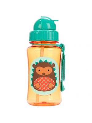Skip Hop กระติกน้ำพร้อมหลอดดูด Zoo Straw Bottle Hedgehog Style