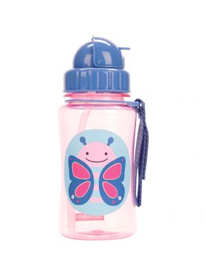 Skip Hop กระติกน้ำพร้อมหลอดดูด Zoo Straw Bottle Butterfly Style
