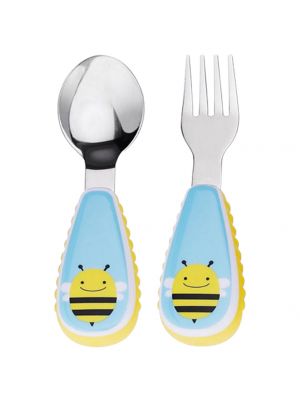 Skip Hop ชุดช้อน-ส้อม สำหรับเด็ก Zootensils Fork & Spoon Bee