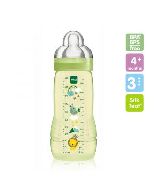 MAM ขวดนม11oz (จุกไซส์ 3) รุ่น 330ml สี green