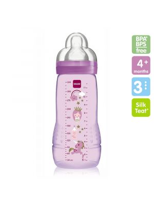 MAM ขวดนม11oz (จุกไซส์ 3) รุ่น 330ml สี purple