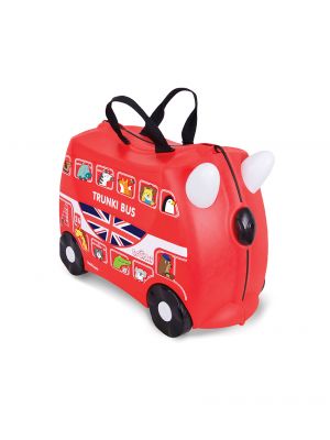 TRUNKI กระเป๋าเดินทางเด็ก RIDE ON SUITCASE-BORIS LONDON BUS