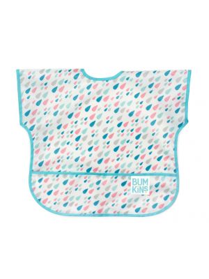 Bumkins - เสื้อคลุมกันเปื้อน รุ่น Junior Bib ลาย Raindrops