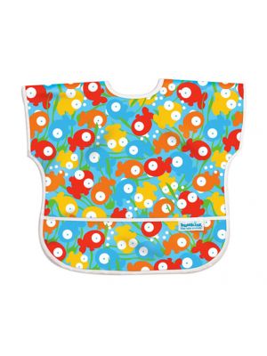 Bumkins - เสื้อคลุมกันเปื้อน รุ่น Junior Bib ลาย Guppy