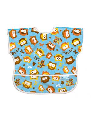 Bumkins - เสื้อคลุมกันเปื้อน รุ่น Junior Bib ลาย Owl