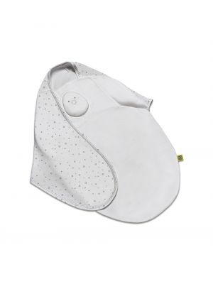 Zen Swaddle, ผ้าห่อตัวสำเร็จรูปกันสะดุ้ง - รุ่นClassic (ผ้าCotton) ลาย Stardust Grey ,0-6 Months