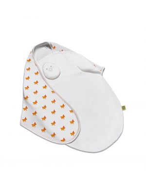 Zen Swaddle, ผ้าห่อตัวสำเร็จรูปกันสะดุ้ง - รุ่นPremier (ผ้าใยไผ่) ลาย Friendly Fox ,0-6 Months