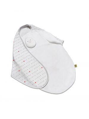 Zen Swaddle, ผ้าห่อตัวสำเร็จรูปกันสะดุ้ง - รุ่นPremier (ผ้าใยไผ่)ลาย Lovestruck ,0-6 Months