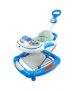 FIN BABIESPLUS รถหัดเดิน ปรับโยก ปรับระดับได้ รุ่น CAR-988 Blue